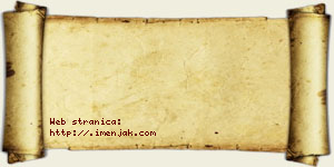 Nadja Pjanić vizit kartica